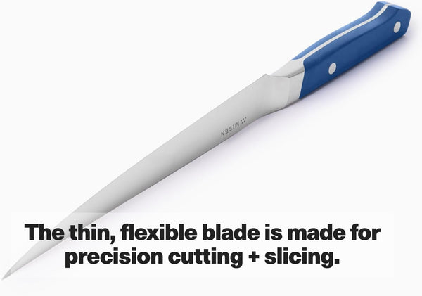 7.5" Stainless Steel Fillet Knife – Flexible Blade for Precision Fish Filleting & Meat Trimming - High-Carbon Steel for Long-Lasting Sharpness – Ergonomic Handle for Control – Blue5