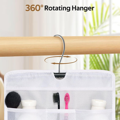 Shower Caddy Organizer 5 Pockets Roll up Hanging Bathroom Accessories Storage for Camper, RV, Gym, Cruise, Cabin, College Dorm Shower, Small4