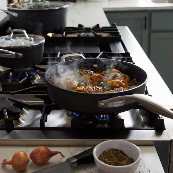 Calphalon Premier Hard-Anodized Nonstick Cookware 11-Piece Pots and Pans Set Dishwasher and Oven Safe with Mineralshield Nonstick Technology Durable and Versatile Kitchen Cookware8
