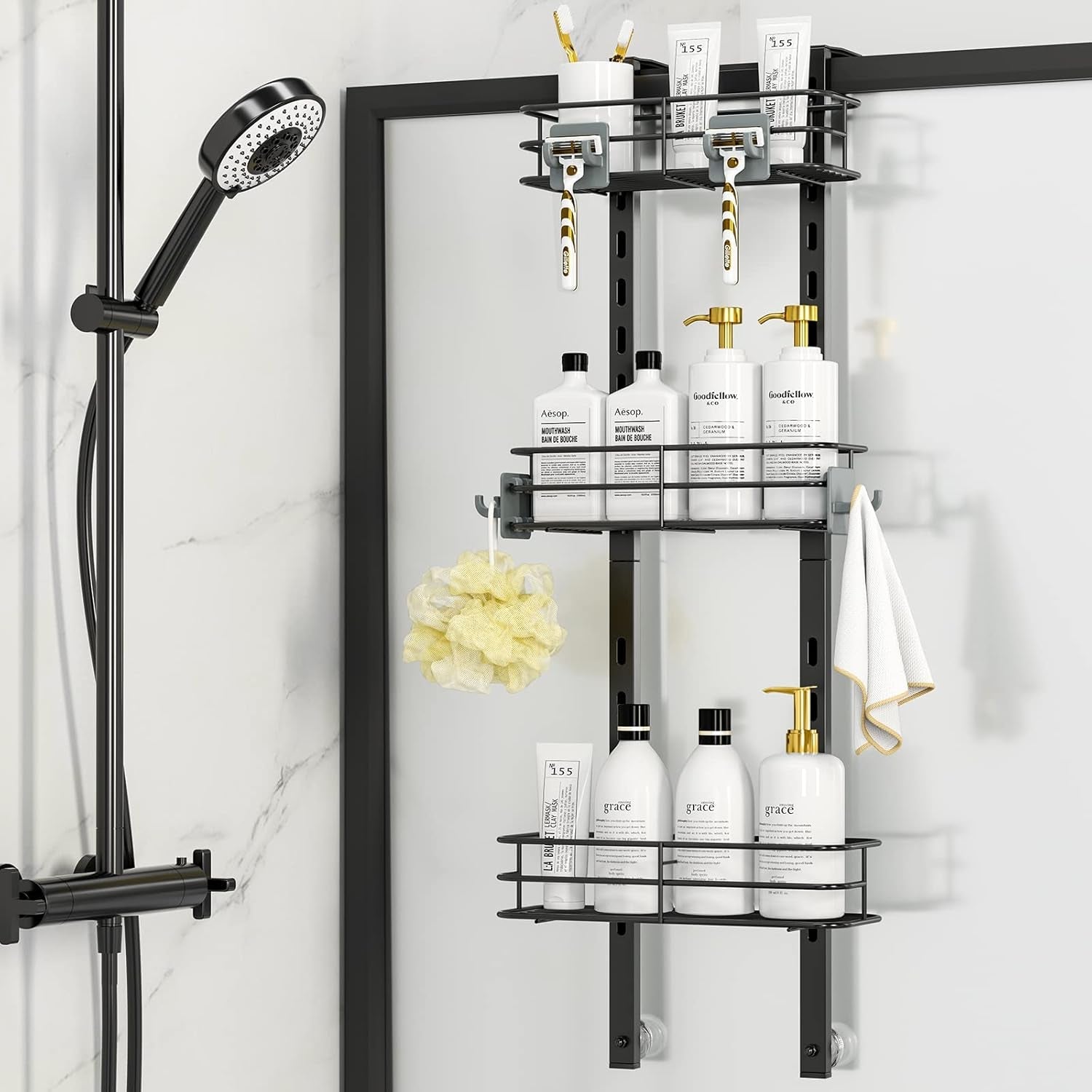 3-tier-over-the-door-shower-caddy-hanging-black
