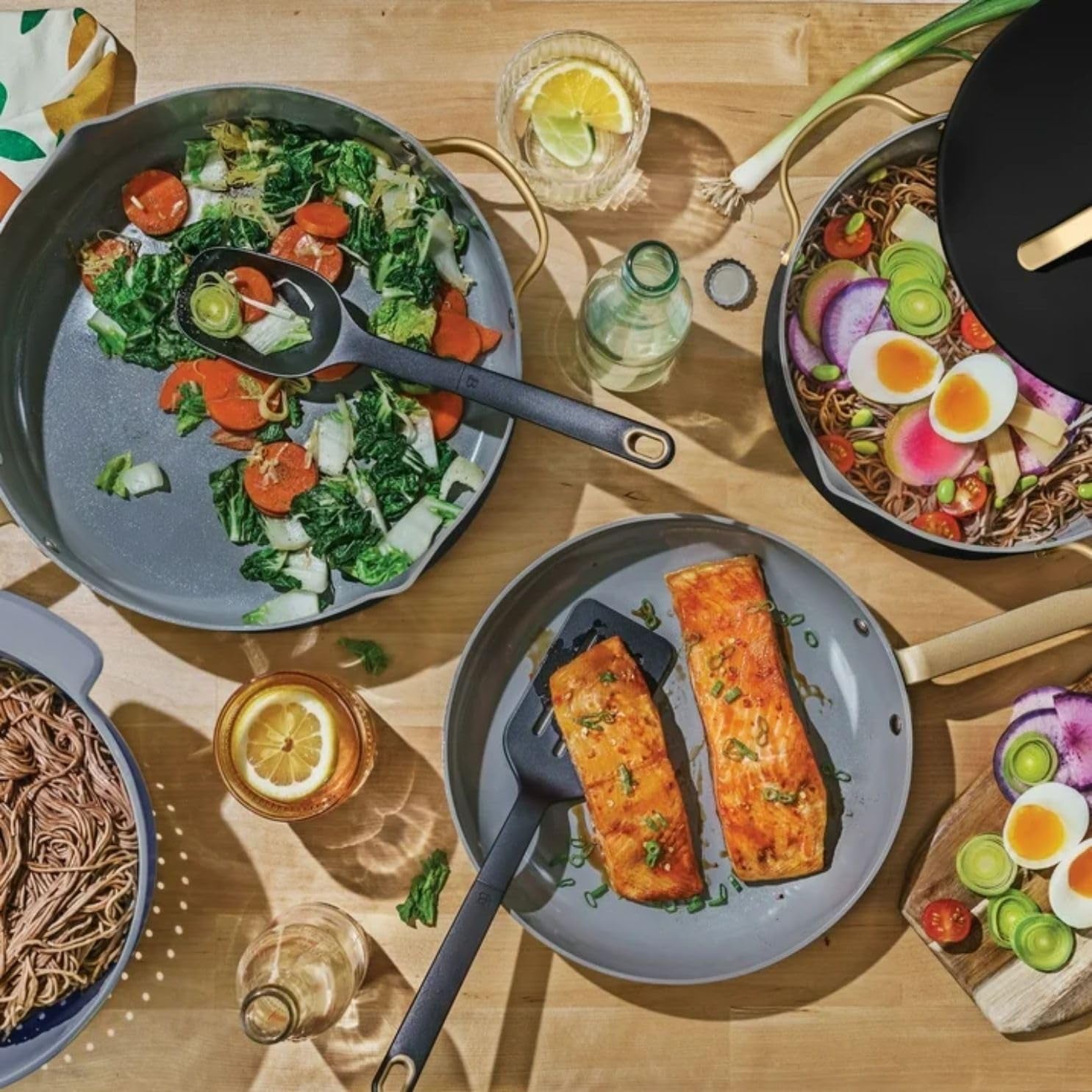 pans-12pc-ceramic-non-stick-cookware-set-by-drew-barrymore-pots-pans-with-lids-dishwasher-safe-soft-touch-handles-even-heat-base-black-seaseme
