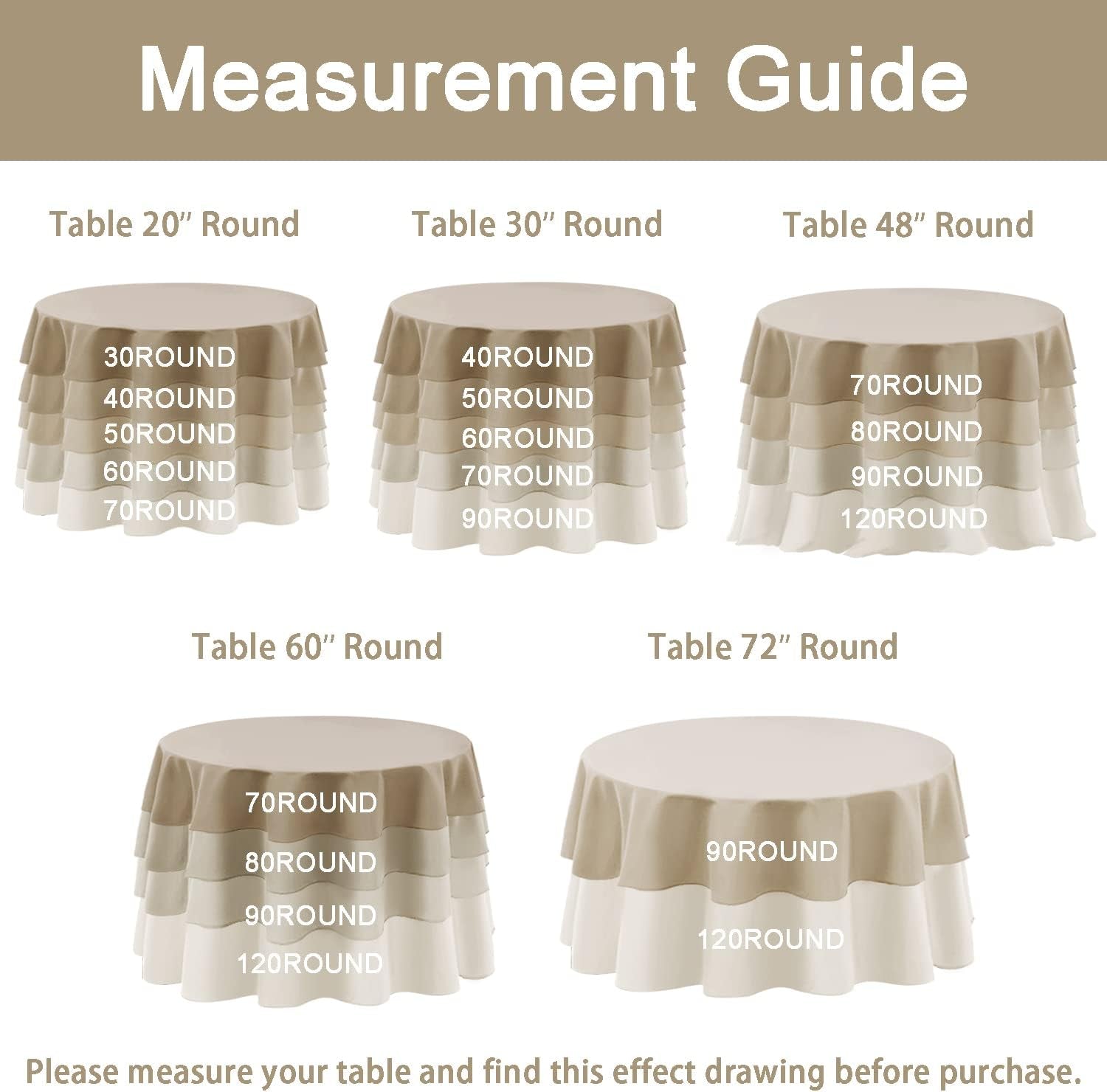 waterproof-checkered-round-tablecloth-60-inch-black-and-white