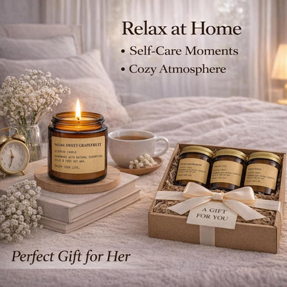 Scented Candles for Home,8 Pack Soy Wax Candle Set,Scented Candles Gift Set4