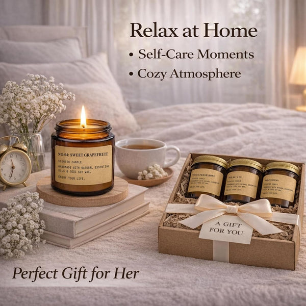 Scented Candles for Home,8 Pack Soy Wax Candle Set,Scented Candles Gift Set4