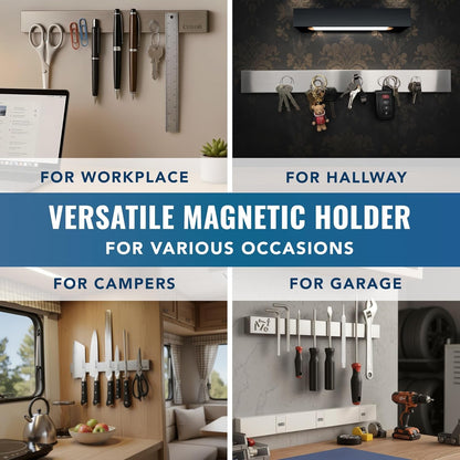 Magnetic Knife Holder for Wall & Fridge, 16" Knife Magnetic Strip7