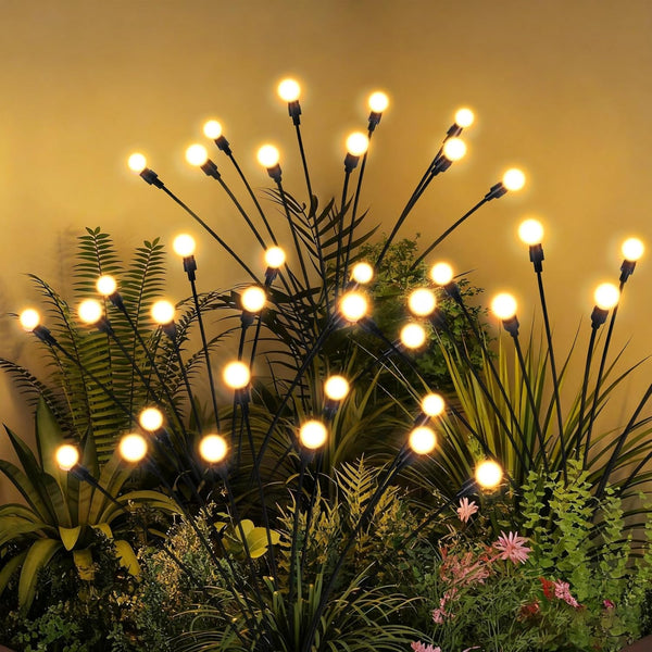 Solar Garden Lights, 2Pack 20LED Swaying Solar Lights Outdoor1
