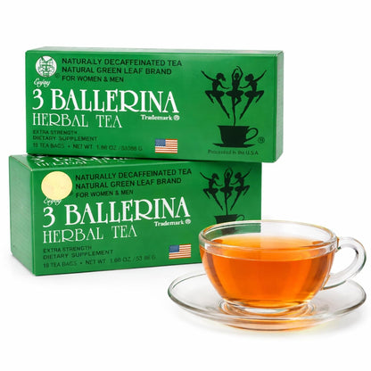 Caffeine-Free Extra Strength Herbal Tea, 18 Count, Pack of 2 | Traditional & All-Natural Ingredients Herbal Tea Drink for Men & Women - Processed in the USA1