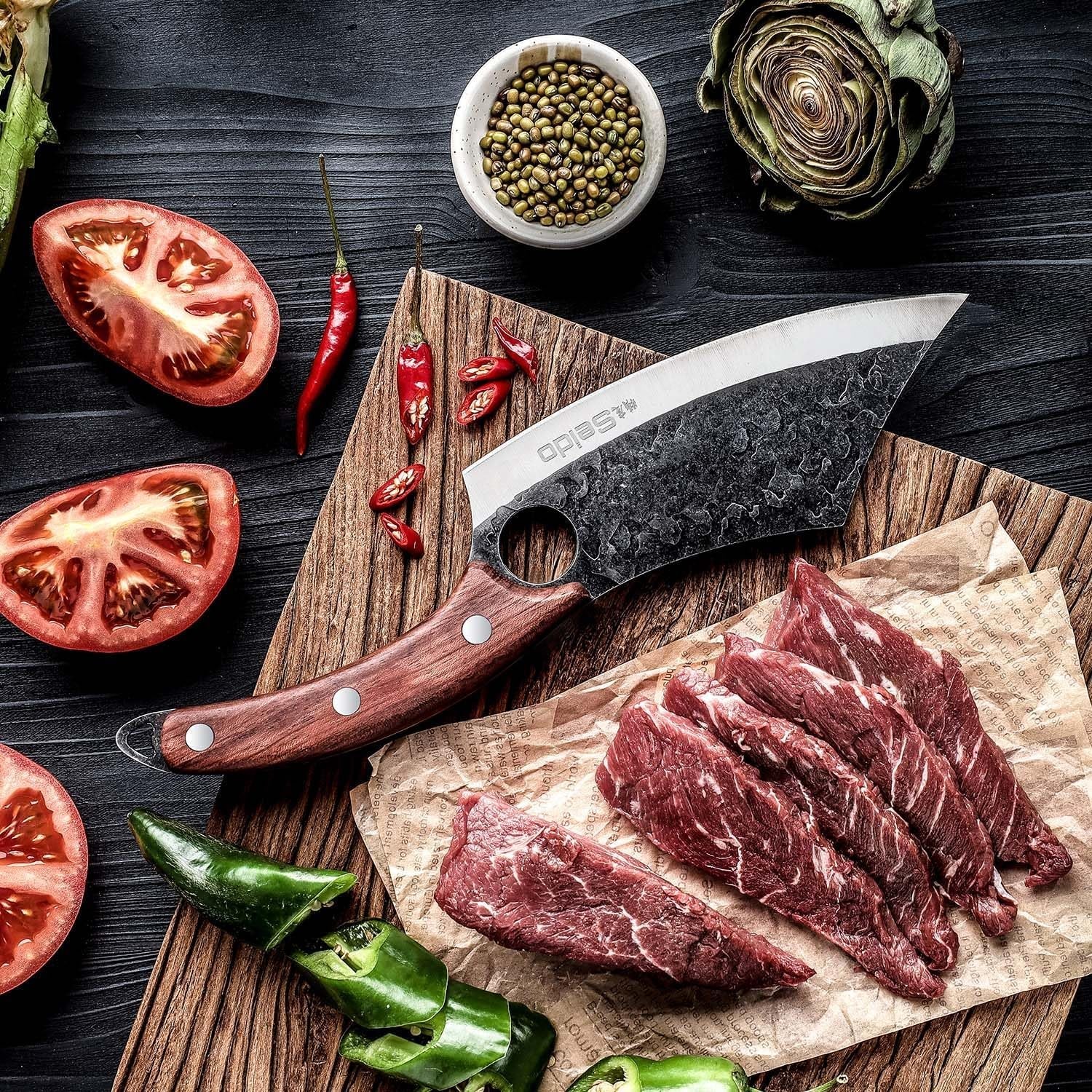 seido-hakai-meat-cleaver-knife-high-carbon-steel-rosewood-handle