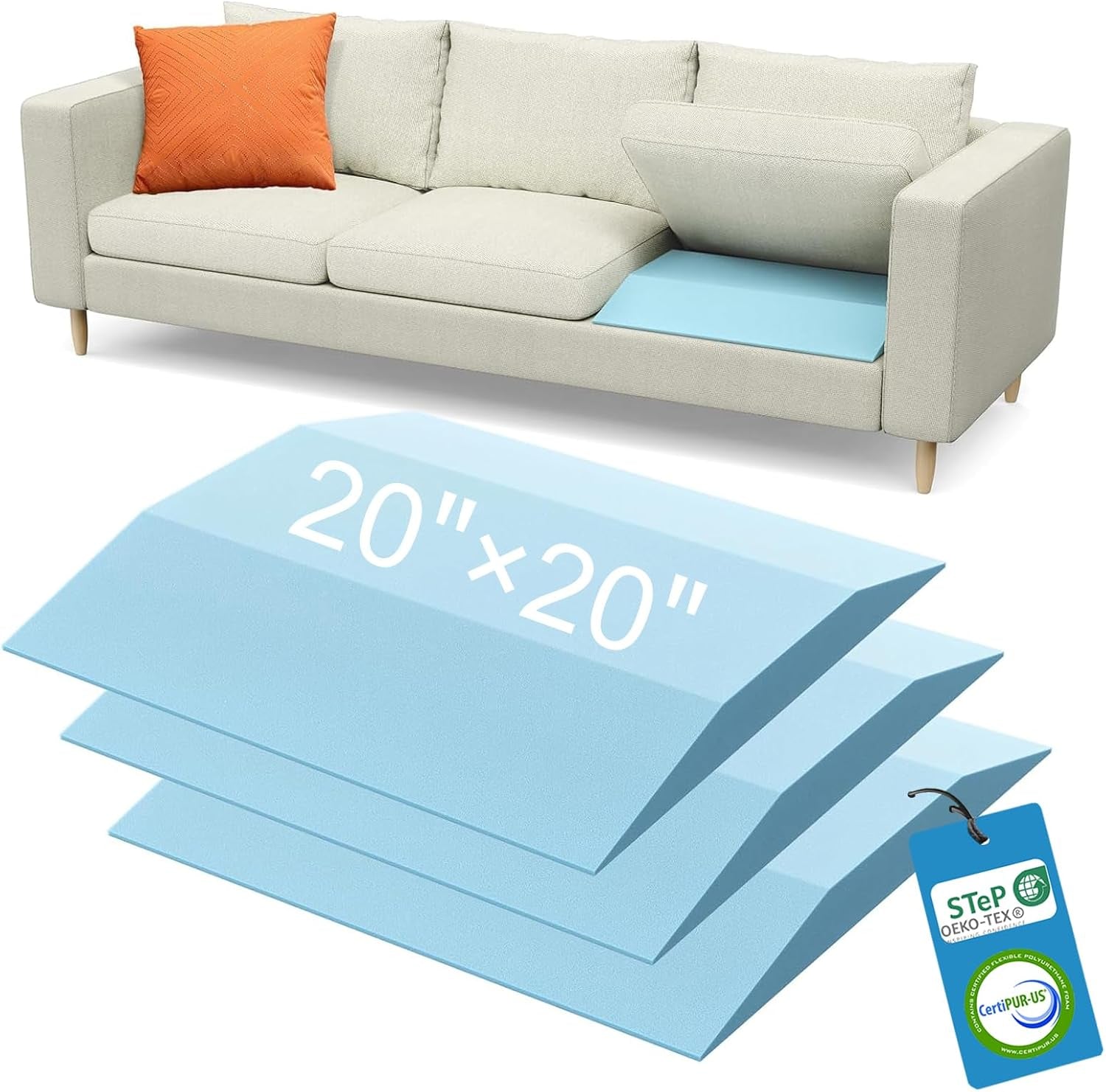 couch-cushion-support-for-sagging-seat-20x20x2-40d-firm-trapezoid-foam