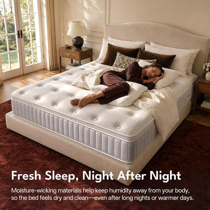Twin Mattress, 10 Inch Springs Matress, Bed in a Box, Soft and Breathable, Pressure Relief & Motion Isolation, Medium Firm Feel2