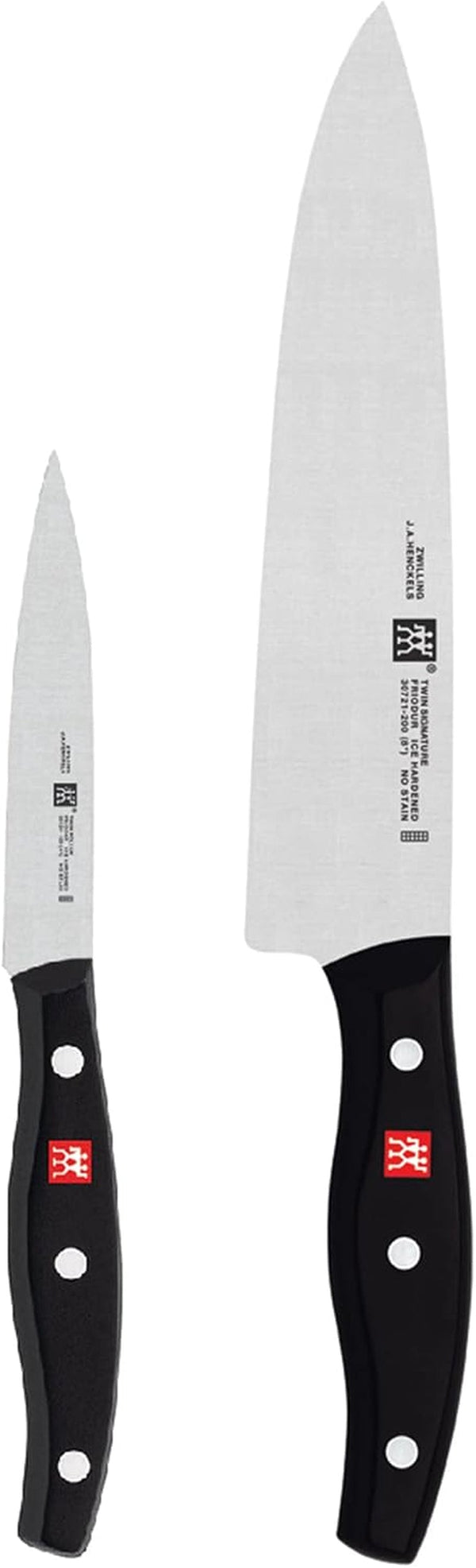 Twin Signature 2-Piece Razor-Sharp German Knife Set, Made in Company-Owned German Factory with Special Formula Steel Perfected for Almost 300 Years, Dishwasher Safe1