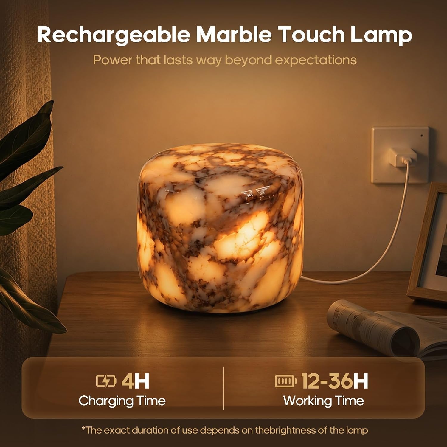 marble-night-light-touch-control-rechargeable-table-lamp-3-way-dimmable-cordless-led-bedside-lamp-usb-c-charging-natural-stone-decor-lamp-for-bedroom-desk-shelf-home-gift