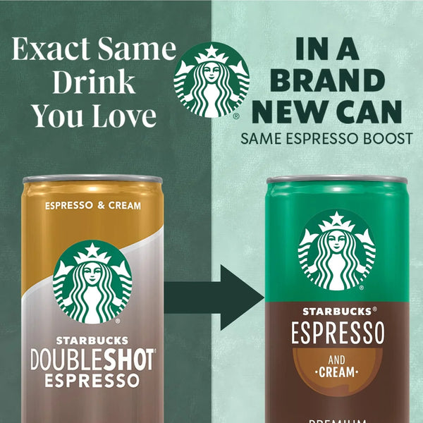 Starbucks Espresso & Cream, 6.5 Fl Oz Cans (Pack of 12)4