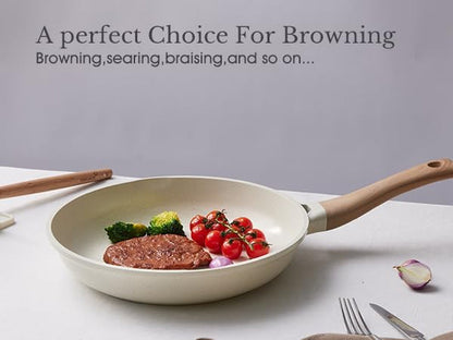 Pots and Pans Set Non Stick Ceramic Cookware Set 22-Piece Nonstick Kitchen Cooking Sets Stockpot Saucepan Frying Pans8