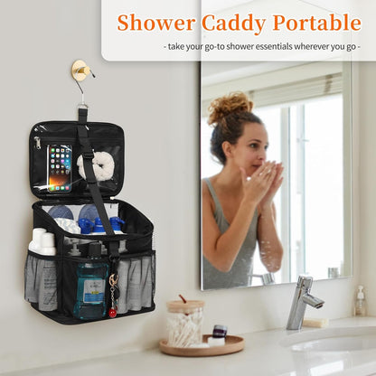 Shower Caddy Portable Mesh Shower Tote for Bathroom, Gym, Travel, Camping - Quick Dry Hanging Organizer Toiletry Bag with Handle for College Dorm Room, Men & Women6