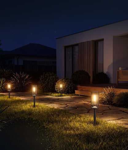 Solar Garden Lights and Driveway, 8 Pack, Warm White, IP657