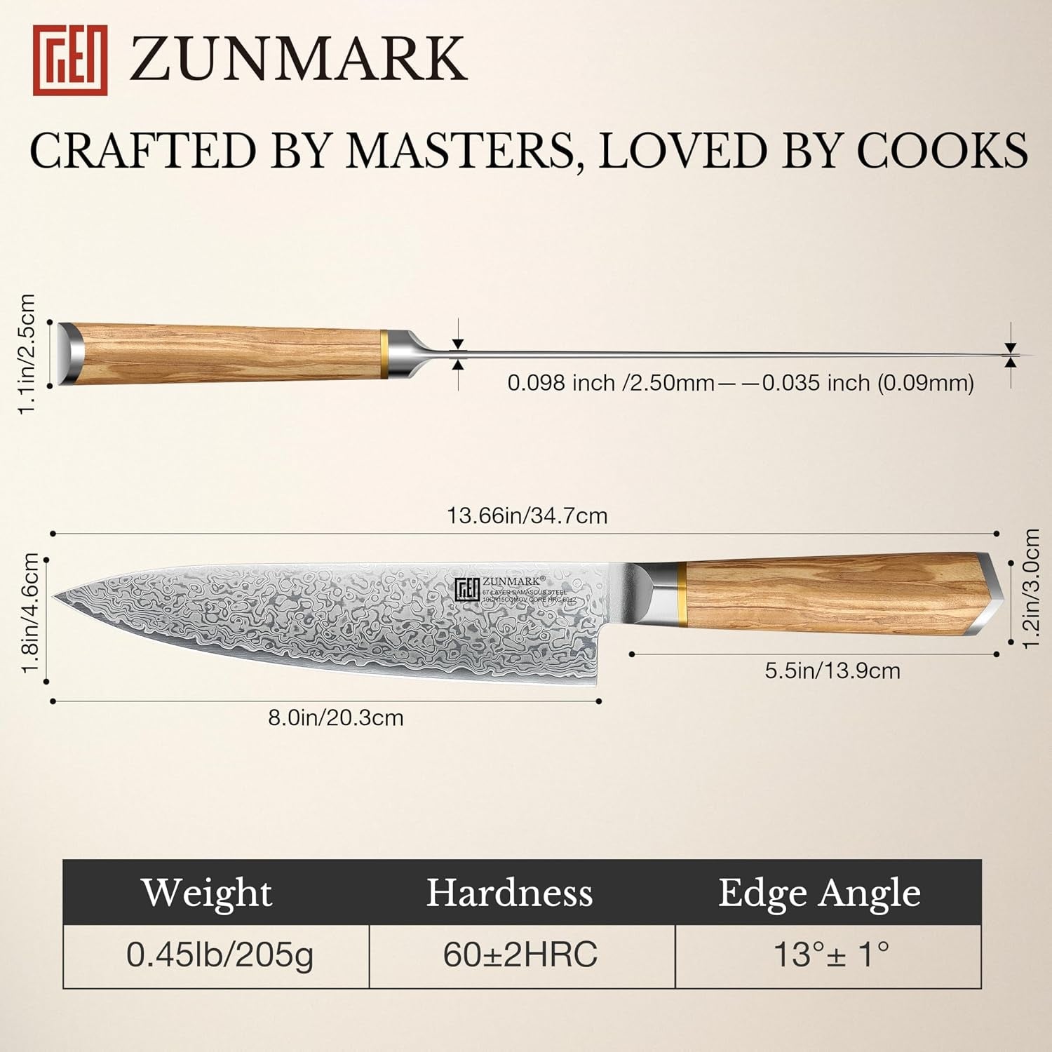8-inch-chef-knife-67-layer-damascus-steel-kitchen-knives-with-10cr15comov-premium-steel-core-hybrid-diamond-oval-olive-wood-handle-japanese-knife-13-blade-ultra-sharp-cooking-knives-gift-fo-r-him