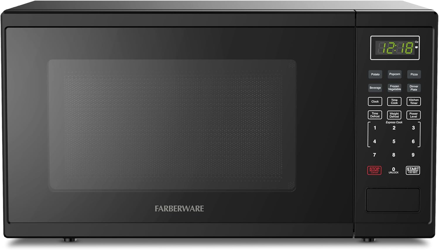 1-1-cu-ft-countertop-microwave-oven-1000-watts-power-auto-cook-settings-defrost-easy-clean-and-child-safety-lock-black
