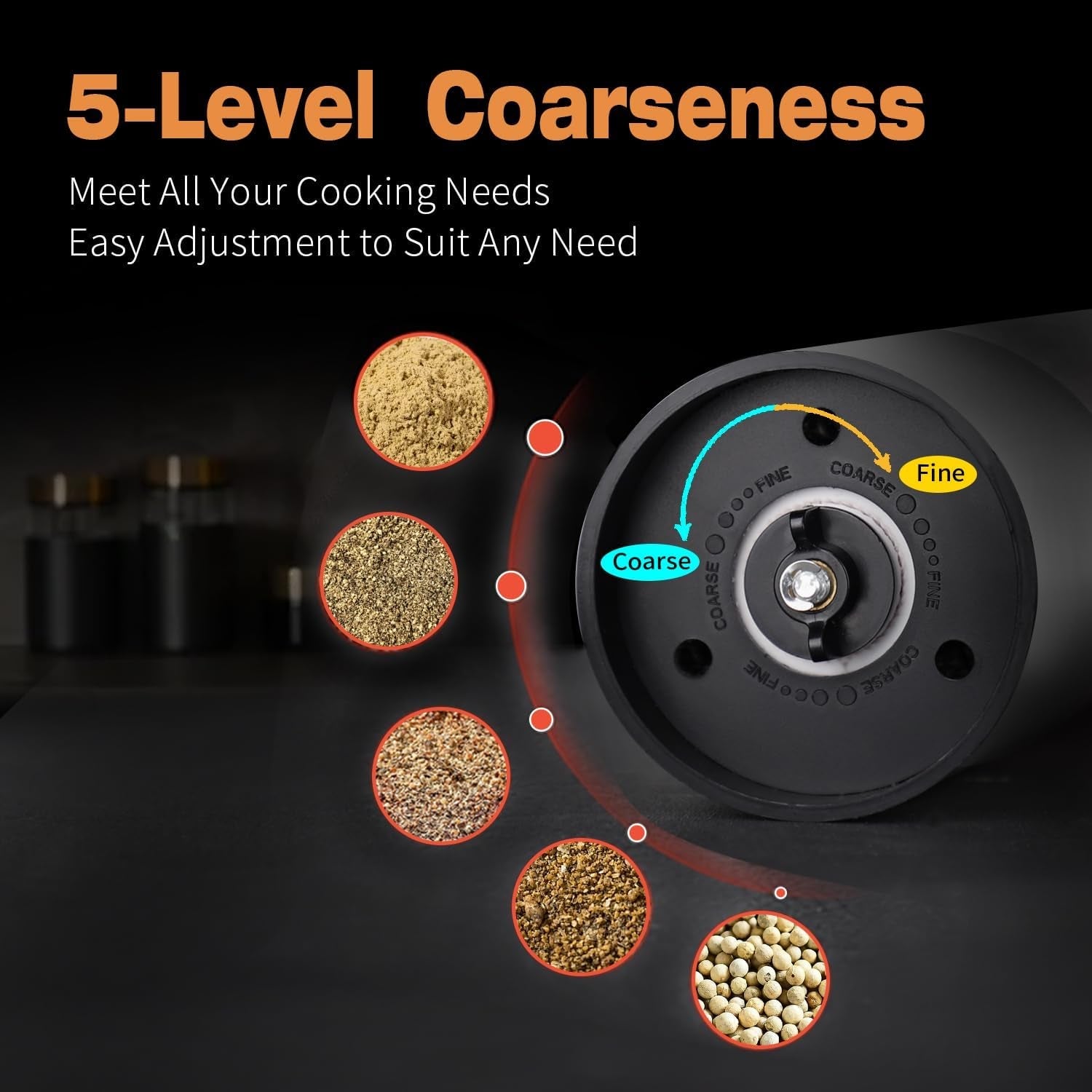 electric-salt-and-pepper-grinder-240ml-large-capacity-rechargeable-automatic-salt-and-pepper-shakers-with-5-20s-timer-led-adjustable-coarseness-kitchen-appliances-birthday-gifts-for-women-men