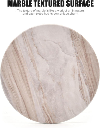 6Pcs Absorbent Coasters Set with Holder,Ceramic Drink Coaster,4 In（A1） | Marble Style Ceramic Drink Coaster,Suitable for Kinds of Cups,Modern Style Coaster for Coffee Table4