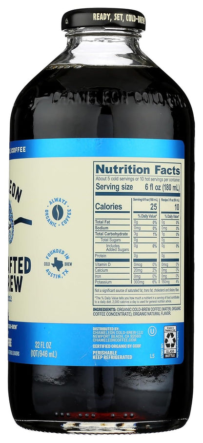 Chameleon Cold-Brew Organic Coffee Concentrate, Vanilla, 32 Oz2