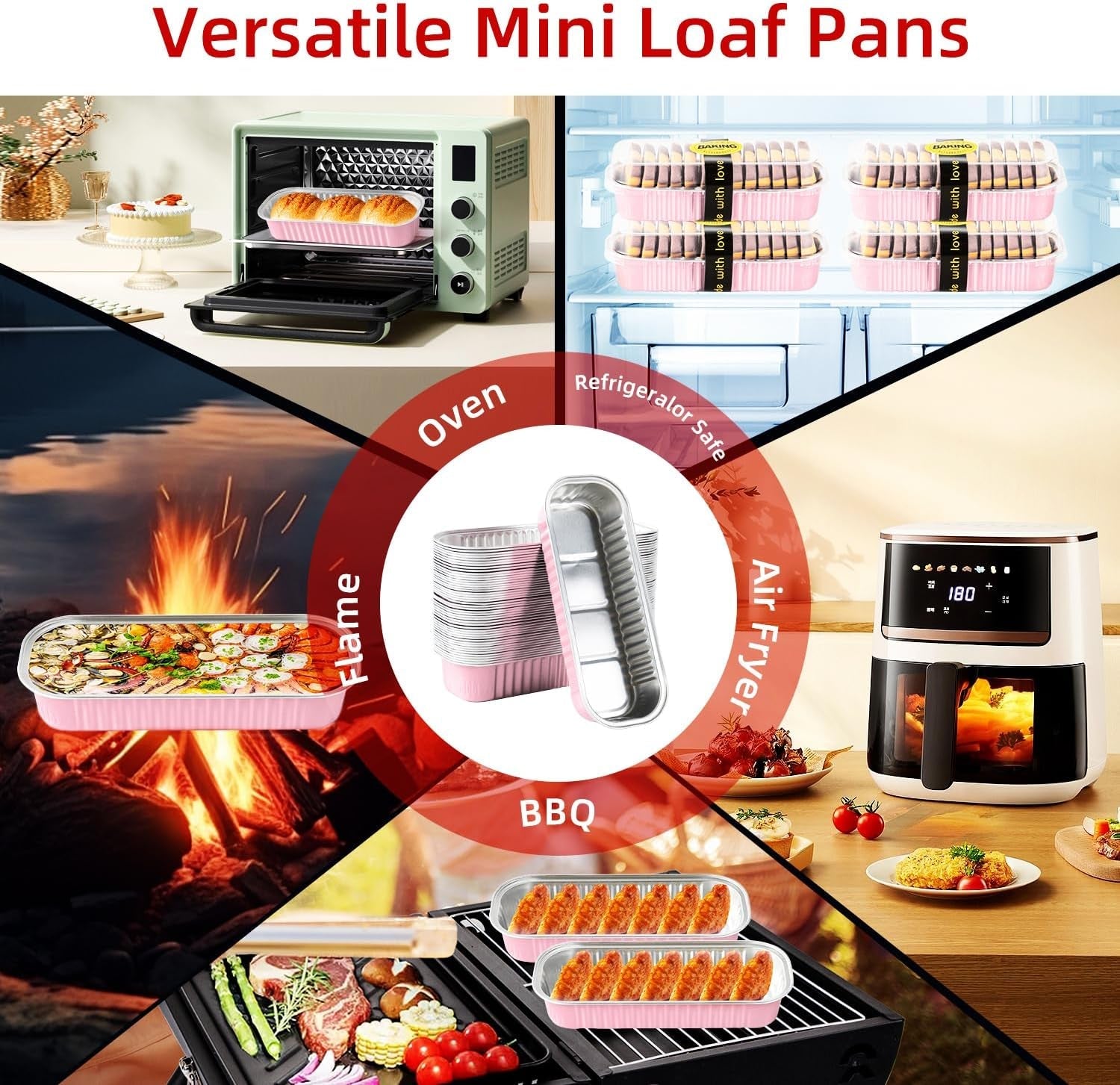 mini-loaf-pans-with-lids-and-spoons-sealing-sticker-6-8oz-cake-pans-for-baking-disposable-aluminum-foil-pink-red-cake-pan-30-pink