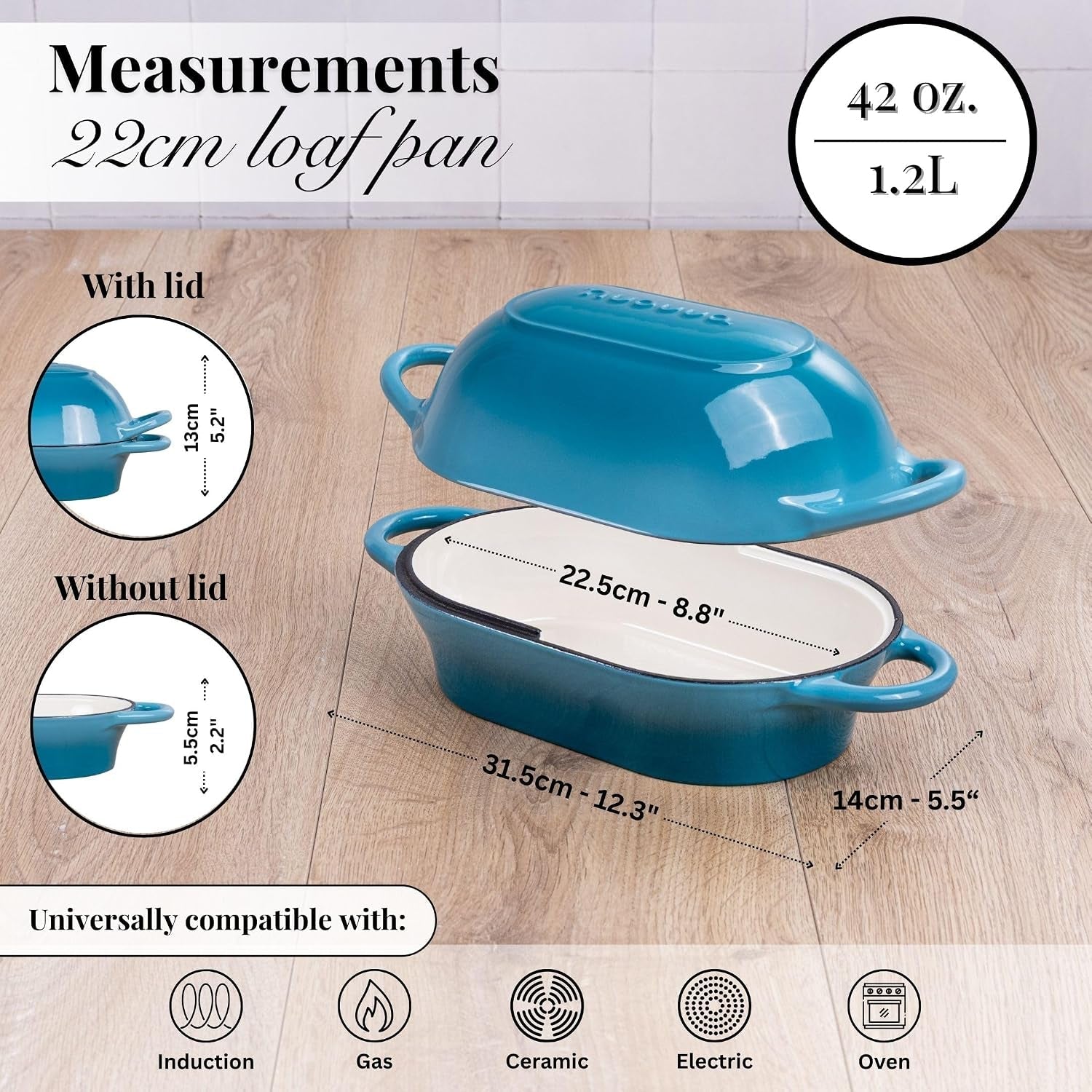 dutch-oven-for-sourdough-bread-baking-enamelled-cast-iron-bread-loaf-pot-oven-safe-non-stick-bread-pot-rectangular-light-blue-24cm-x-16cm-by