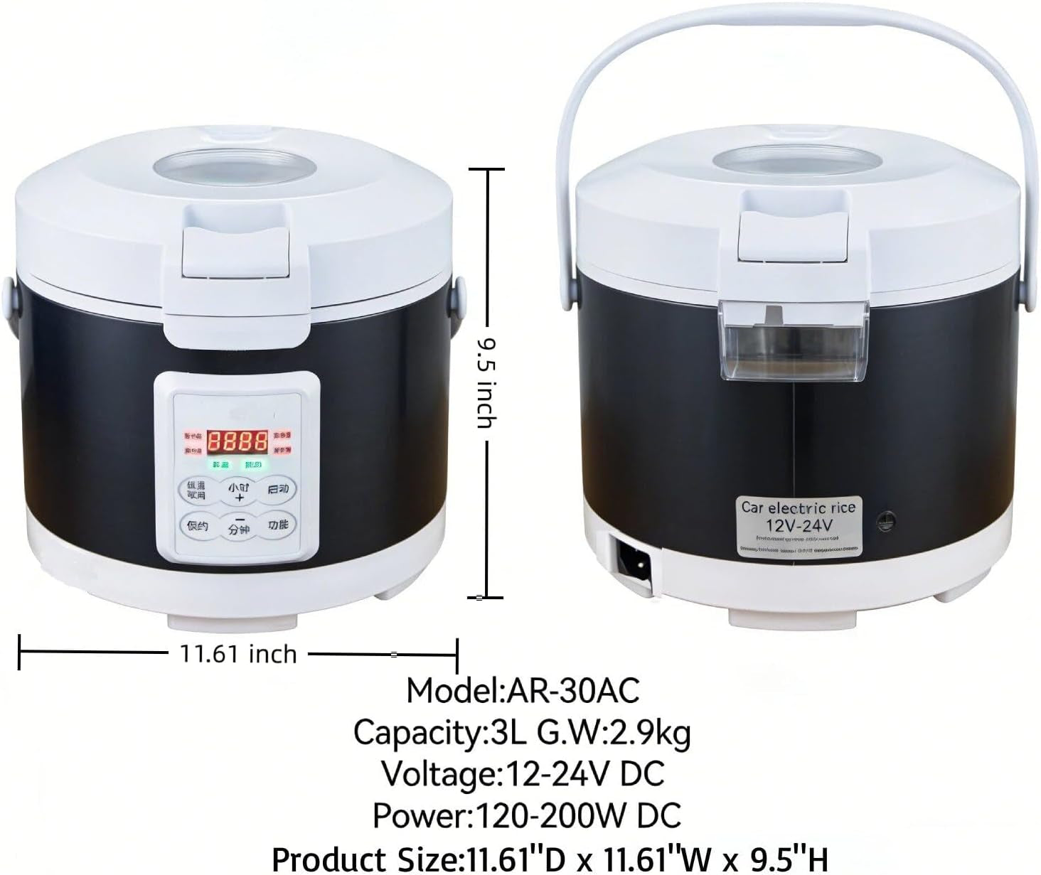 12v-24v-rice-cooker-3l-multifunctional-portable-rice-stove-for-car-truck-with-steam-tray-heating-and-keep-warm-function-dark-blue30ac