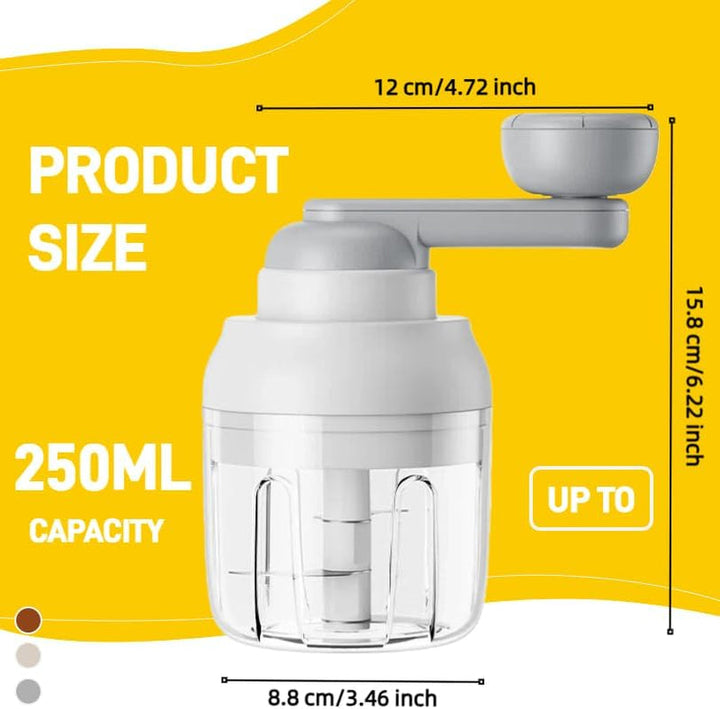 Multi-Functional Manual Food Processor Vegetable Chopper, Hand-Powered Handle Onion Chopper with Clear Container, Food Chopper for Vegetables Meat Fruits Nuts Herbs Onions,Ideal Gift (Green)+2