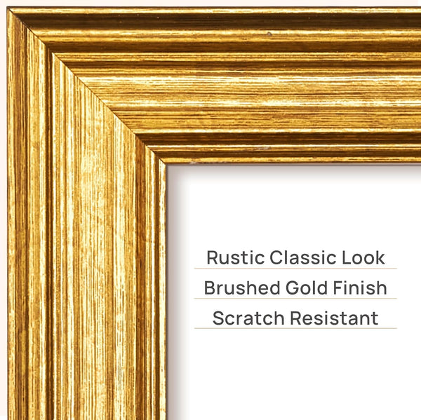 4X6 Picture Frame, Vintage Frames Decor, 1Pack Gold4