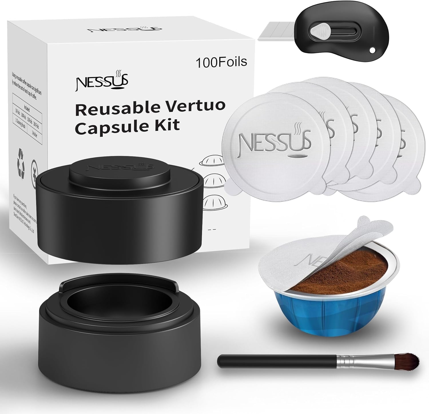 reusable-pod-kit-for-nespresso-pods-vertuo-reuse-old-coffee-pods-for-nespresso-vertuo-100-pcs-aluminum-foil-seal-lid-holder-brush-refillable-vertuo-plus-next-capsule-machineno-pods-come