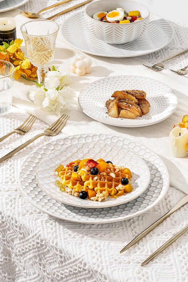 36-Piece Dinnerware Set for 12,Transform Your Table with Stylish Plates & Bowls,Ideal for Hosting, Entertaining & Special Occasions, Dishwasher Safe6