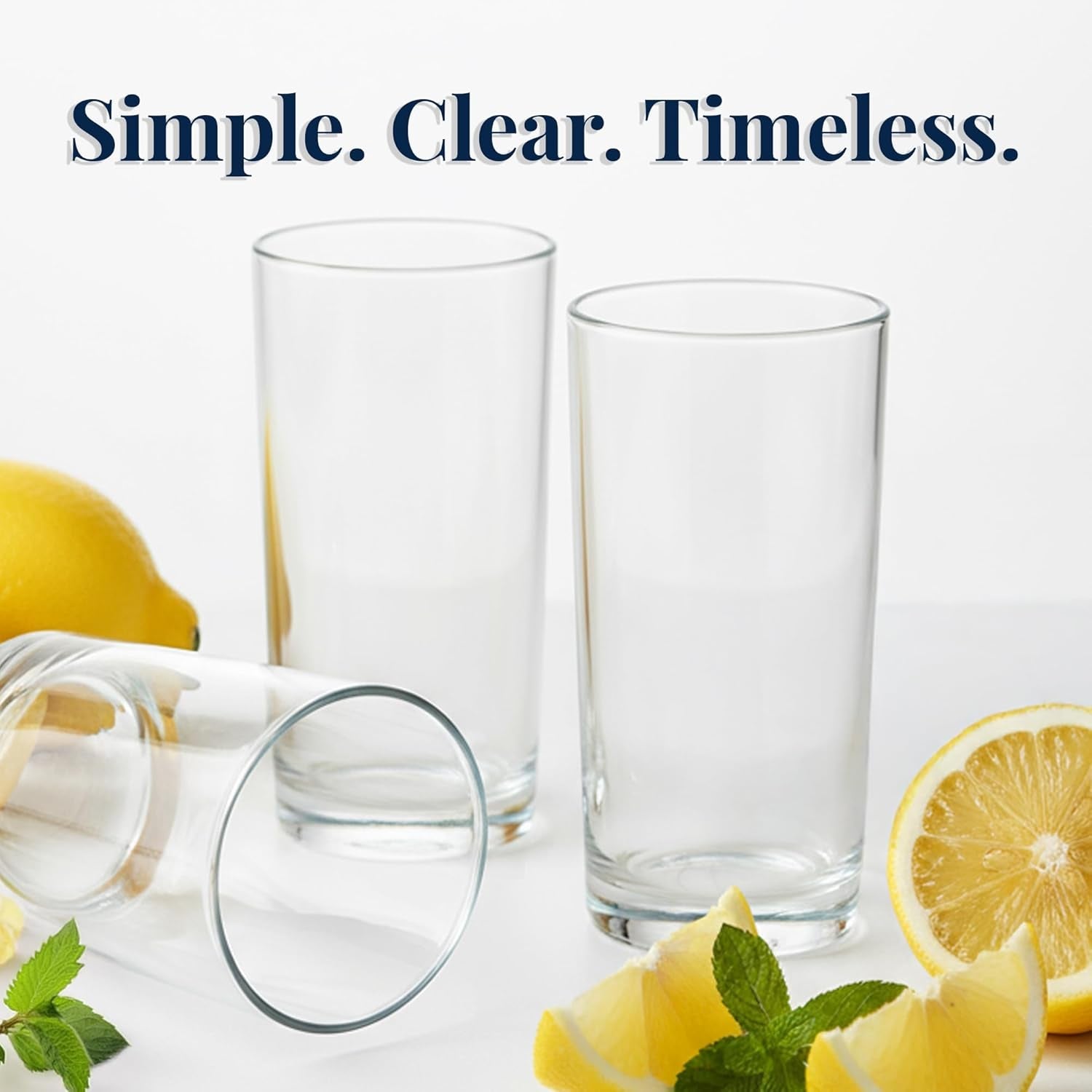 classic-clear-plastic-reusable-drinking-glasses-set-of-6-16oz-water-cups-bpa-free-tumblers-made-in-usa-top-rack-dishwasher-safe