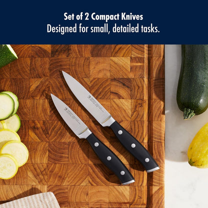 Henckels Forged Accent 2-Pc Paring Knife Set, Razor-Sharp German Engineered | Informed by 100+ Years of Mastery. Dishwasher Safe, Comfortable Grip. Great for Peeling, Coring and Slicing.2