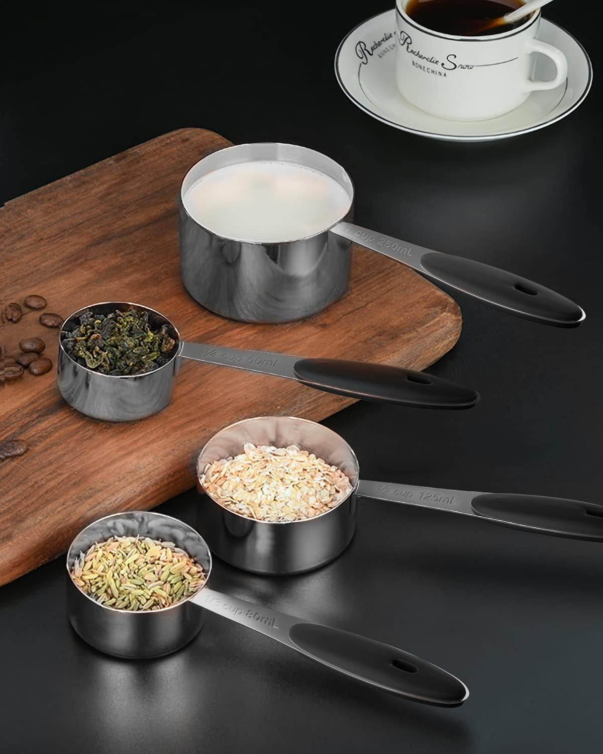 measuring-cups-and-spoons-set-304-stainless-steel-10-piece-black