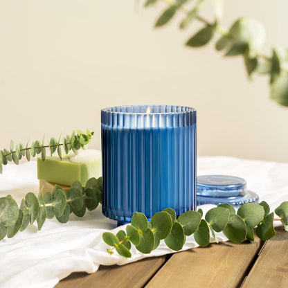 Eucalyptus Sage Fresh Scented Candles for Home, Soy Wax, 11Oz2