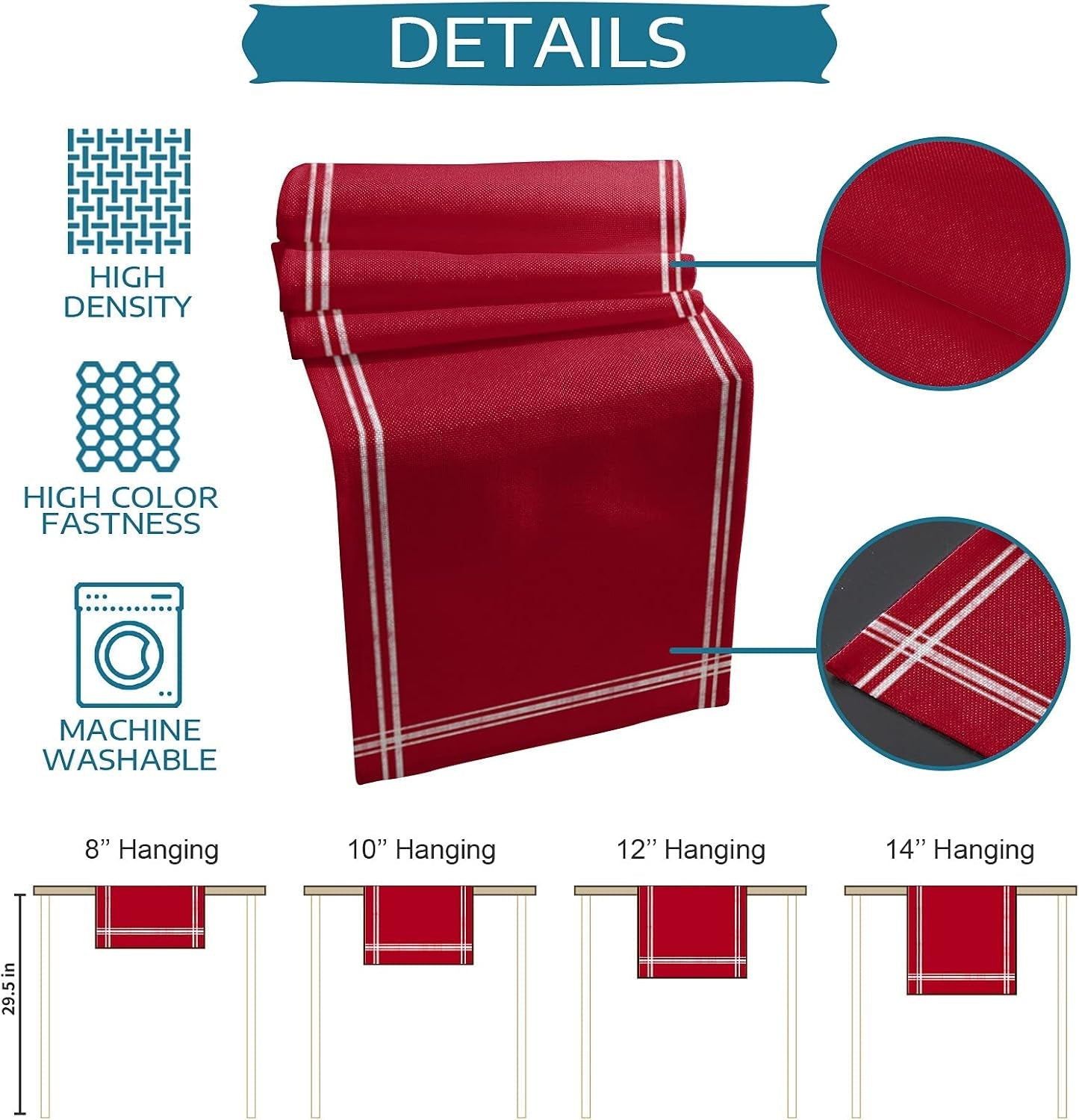 red-table-runner-dresser-scarves-farmhouse-red-dining-table-runners-36-inches-long-linen-stripe-coffee-table-runner-non-slip-washable-table-setting-decor-for-wedding-party-holiday-dinner