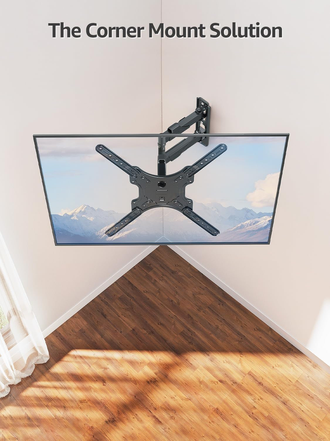 full-motion-tv-wall-mount-for-most-26-60-inch-tvs-max-vesa-400x400mm-wall-mount-tv-bracket-with-swivel-tilting-extension-level-adjustment-for-led-lcd-flat-curved-tvs-up-to-77-lbs-mu0018