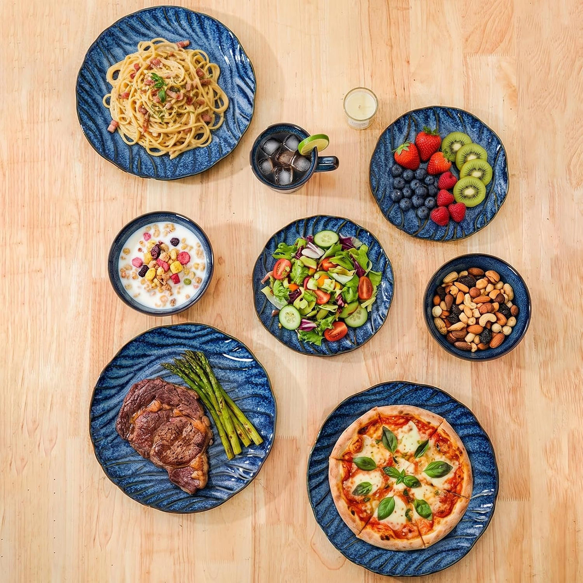 ceramic-dinnerware-sets-for-4-16-pcs-plates-and-bowls-sets-reactive-glaze-ceramic-dish-set-scratch-resistant-microwave-dishwasher-safe-highly-chip-and-crack-resistant-dishware-sets-ocean-blue