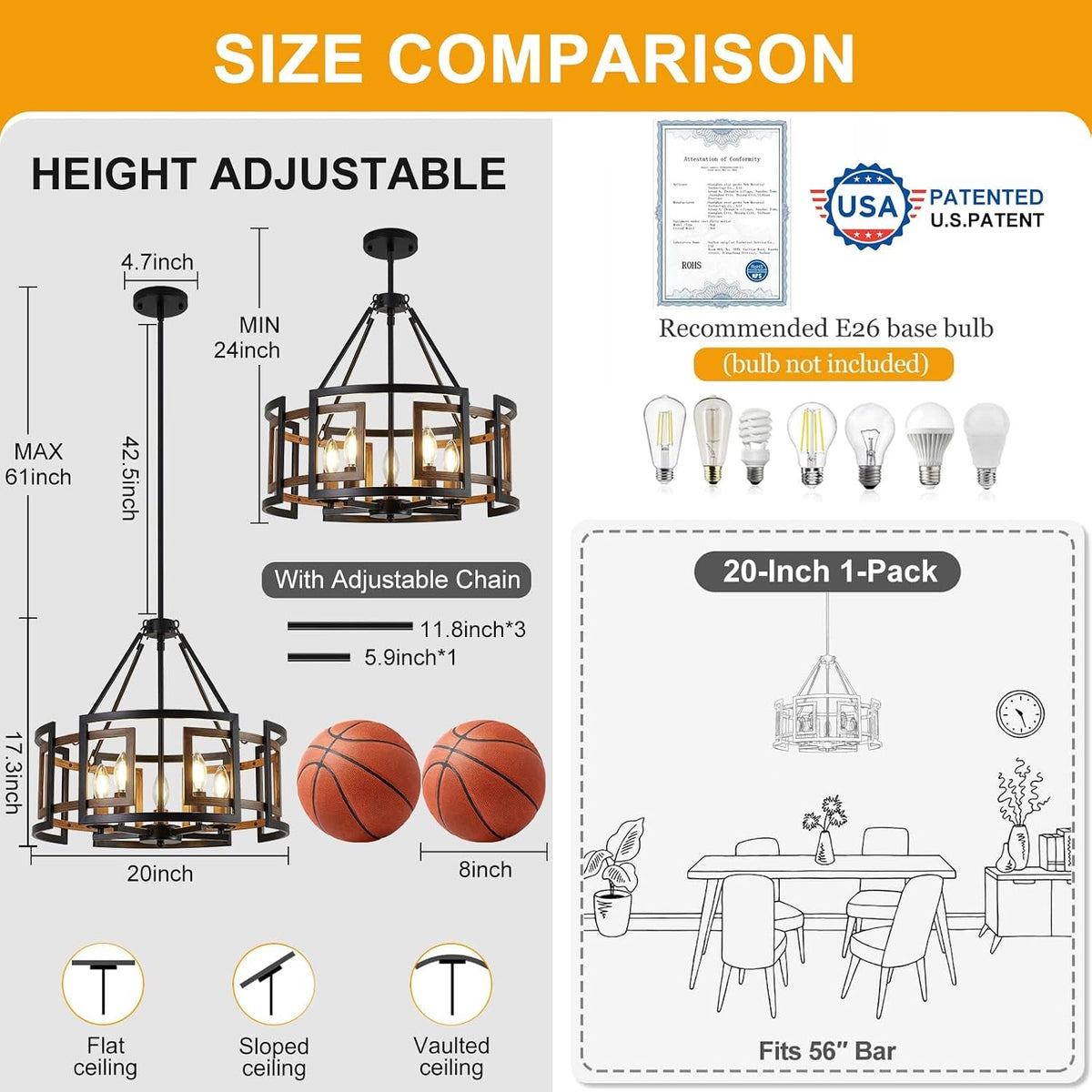 20-dining-room-light-fixture-chandelier-over-table-5-light-black-wood-grain-farmhouse-chandeliers-for-dining-room-industrial-metal-hanging-pendant-lights-fixture-for-kitchen-island-foyer-entryway