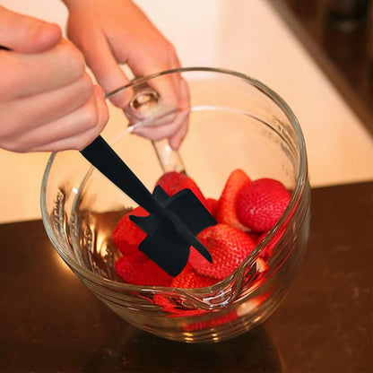 Meat Chopper Ground Beef Masher Tool for Hamburger | 5 Curve Blades Heat Resistant Meat Masher Tool, Turkey and More, Nylon Hamburger Chopper Utensil Non-Scratch Utensils-Black6