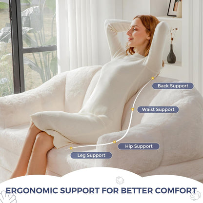 Folding Sofa Bed, 2 in 1 Convertible Sofa to Lounger5