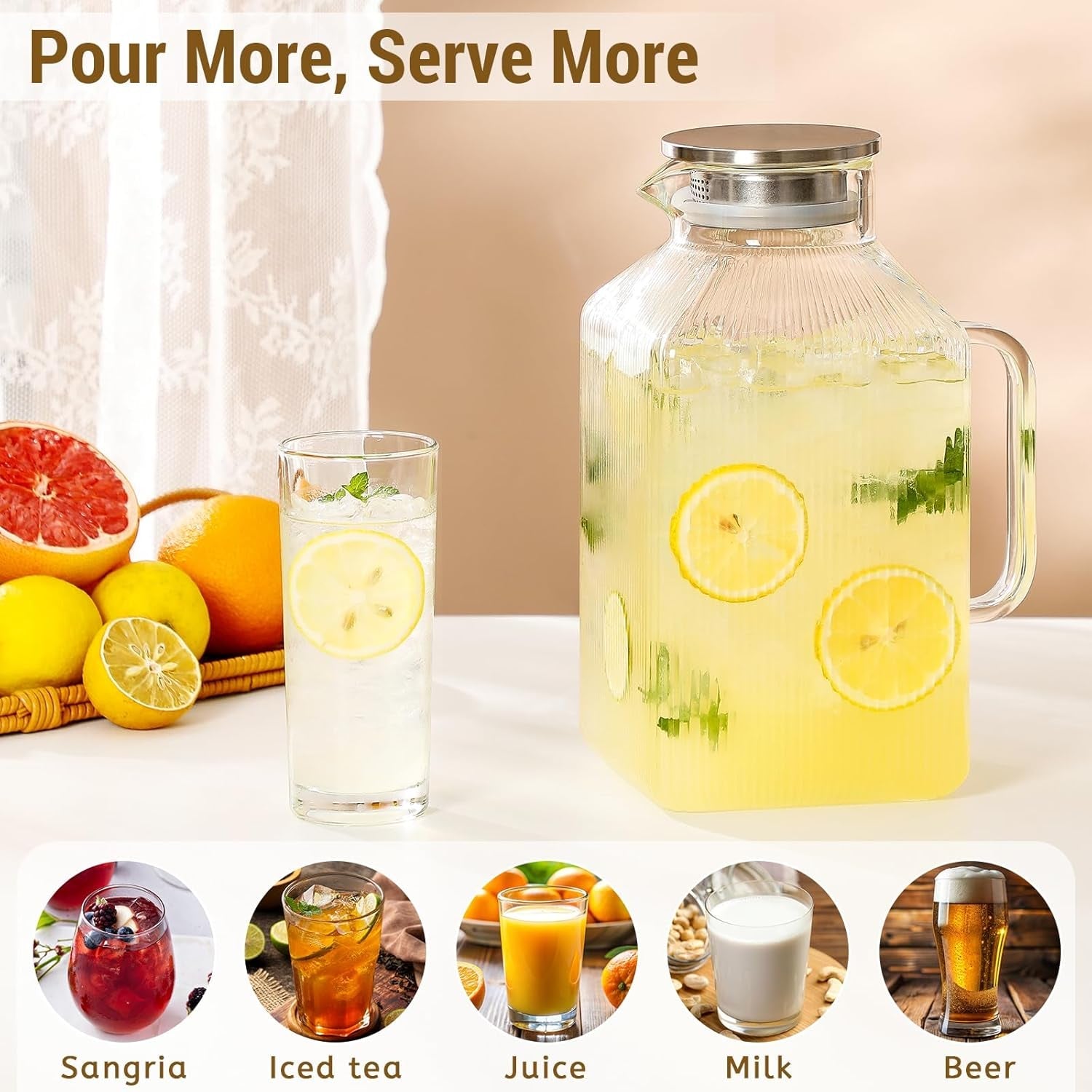 1-gallon-thickened-square-glass-pitcher-with-lid-classic-stripes-water-pitchers-for-fridge-borosilicate-glass-carafe-for-hot-cold-brew-drink-extra-large-jug-with-handle-for-iced-tea-coffee-juice