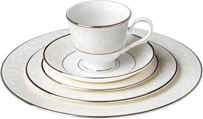 Opal Innocence Bone China 5-Piece Dinnerware Set for 13
