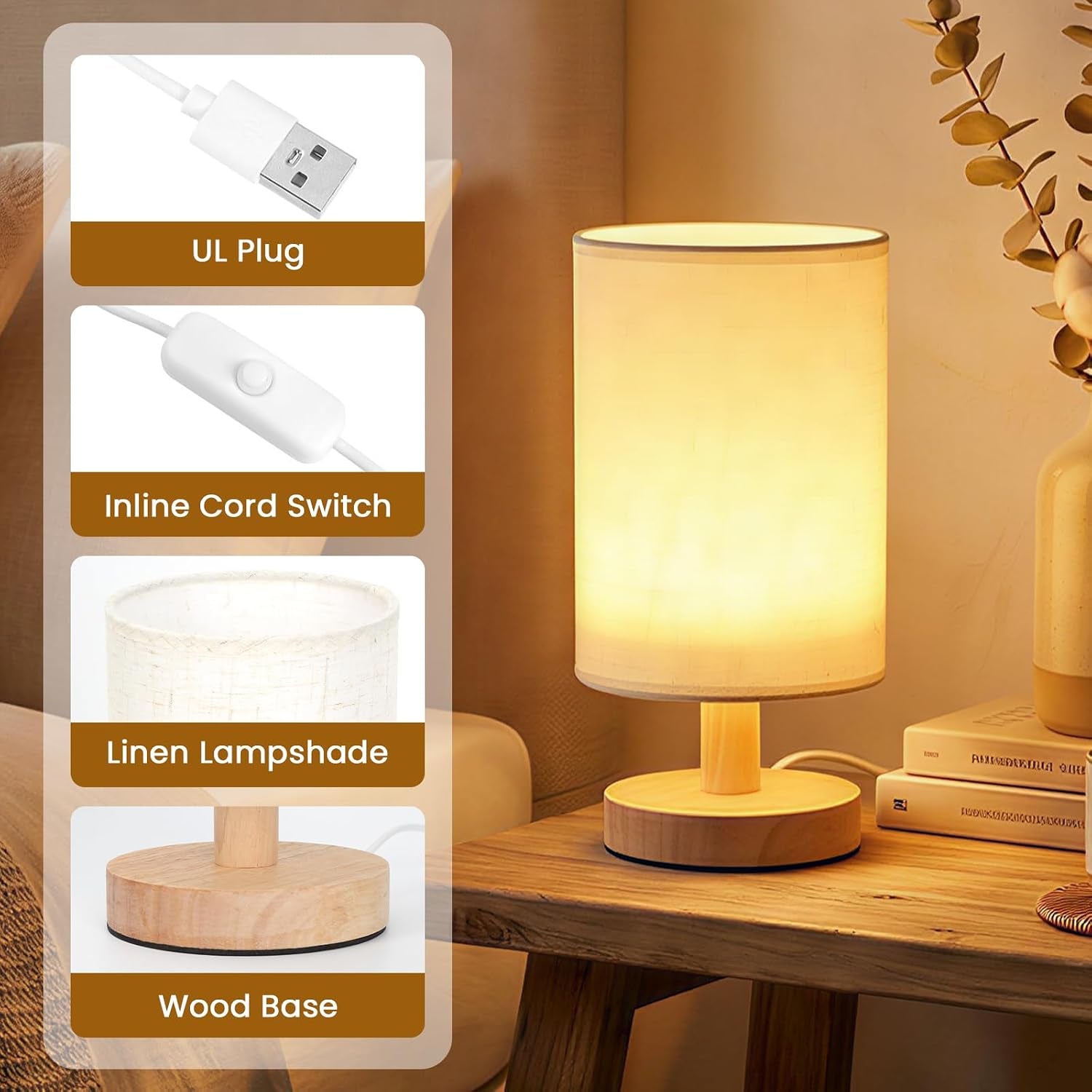 small-table-lamp-set-of-2-round-short-bedside-lamps-2700k-warm-led-with-linen-shade-wood-base-usb-mini-nightstand-lamps-for-bedroom-desk