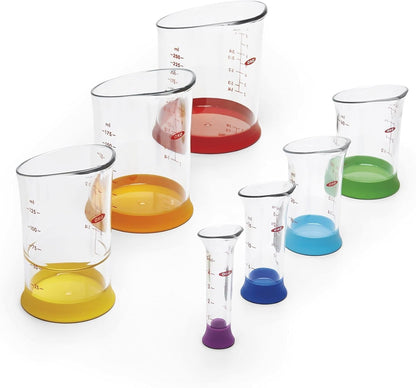 OXO Good Grips 7-Piece Nesting Measuring Beaker Set, Multicolored5