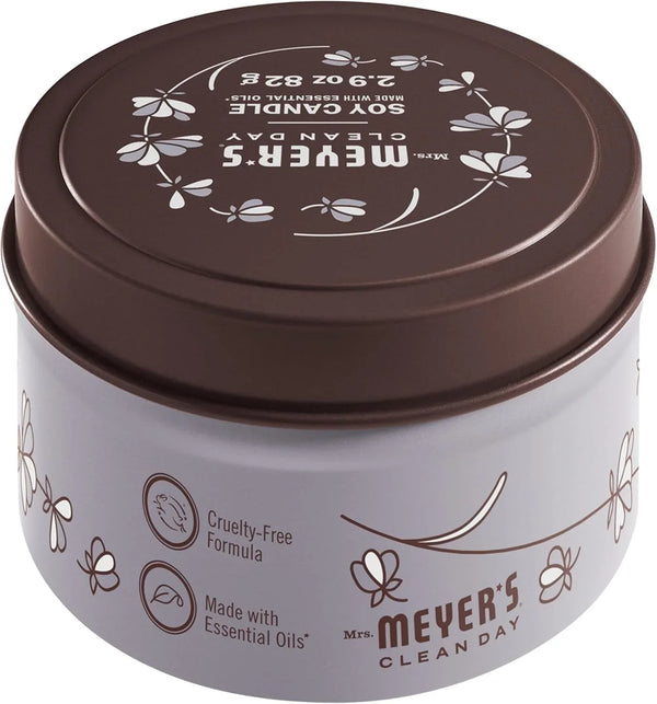 CLEAN DAY Soy Tin Candle, 12 Hour Burn Time, Made with Soy Wax and Essential Oils, Lavender, 2.9 Oz2