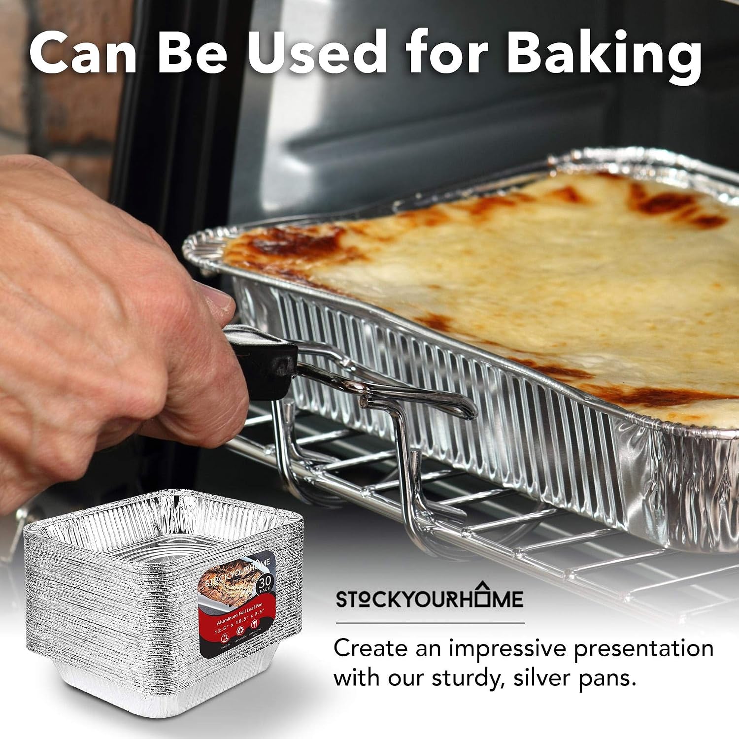 aluminum-pans-9x13-disposable-foil-pans-30-pack-half-size-steam-table-deep-trays-tin-foil-pans-great-for-cooking-heating-storing-prepping-food