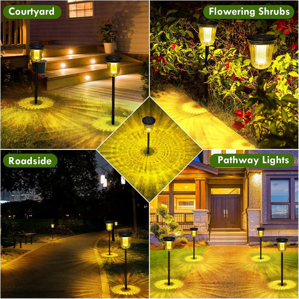 Solar Pathway Lights Outdoor - 2 Pack Outdoor Solar Lights for Yard7