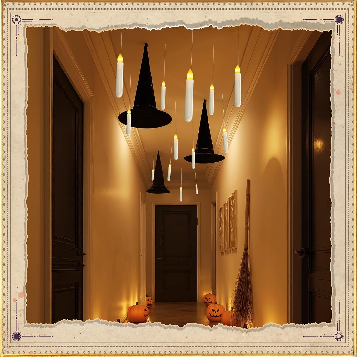 floating-candle-with-wand-remote-12-pcs-magical-candlesticks-witch-decors-warm-yellow-flameless-taper-candles-battery-operated-led-window-candle-for-halloween-party-decor